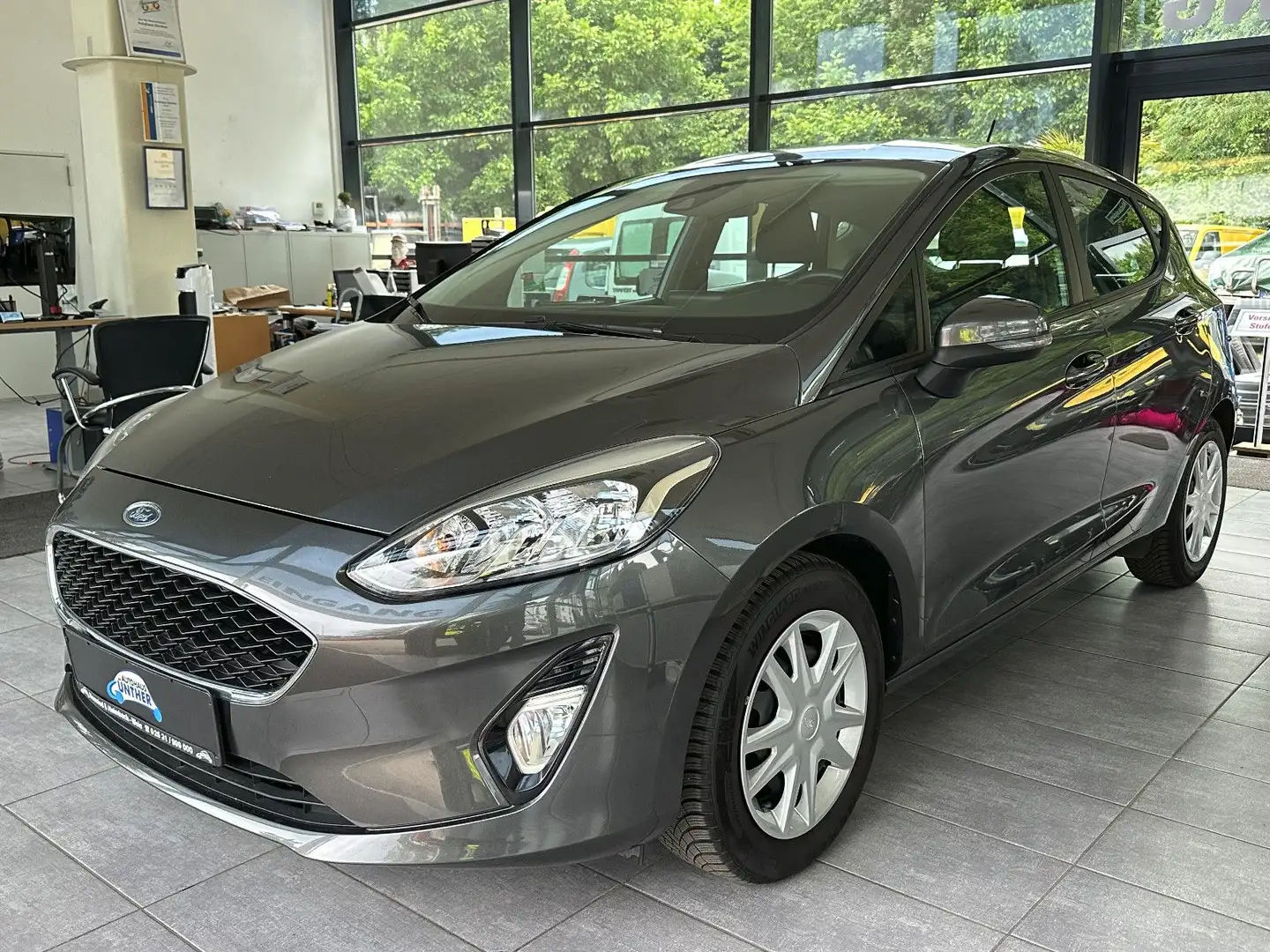Ford Fiesta EcoBoost*101PS*PDC*inkl 2J.MPR-Garantie* Gris - 1