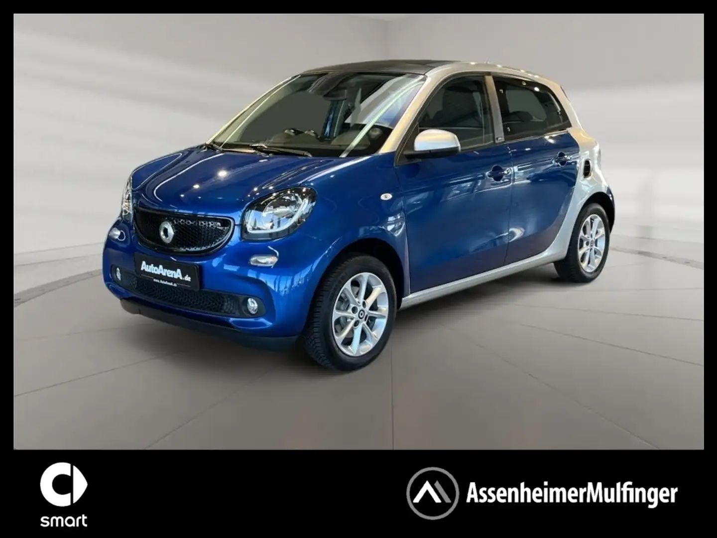 smart forFour turbo prime **Cool & Audio Blauw - 1