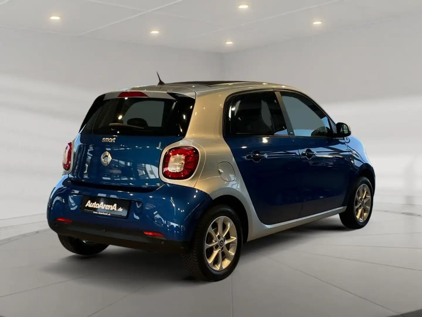 smart forFour turbo prime **Cool & Audio Blauw - 2