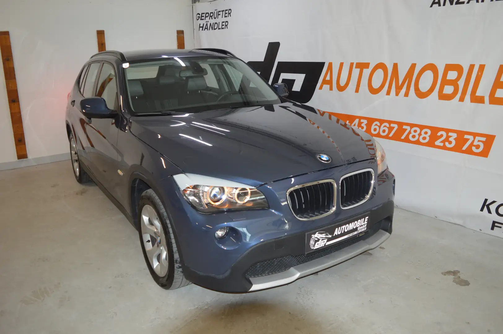 BMW X1 18d **xDrive**2.Besitz**Automatik**Xenon** Blau - 1