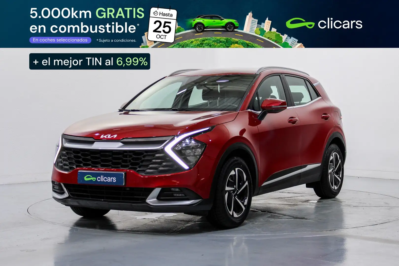 Kia Sportage 1.6 T-GDi MHEV Drive 150 Rojo - 1