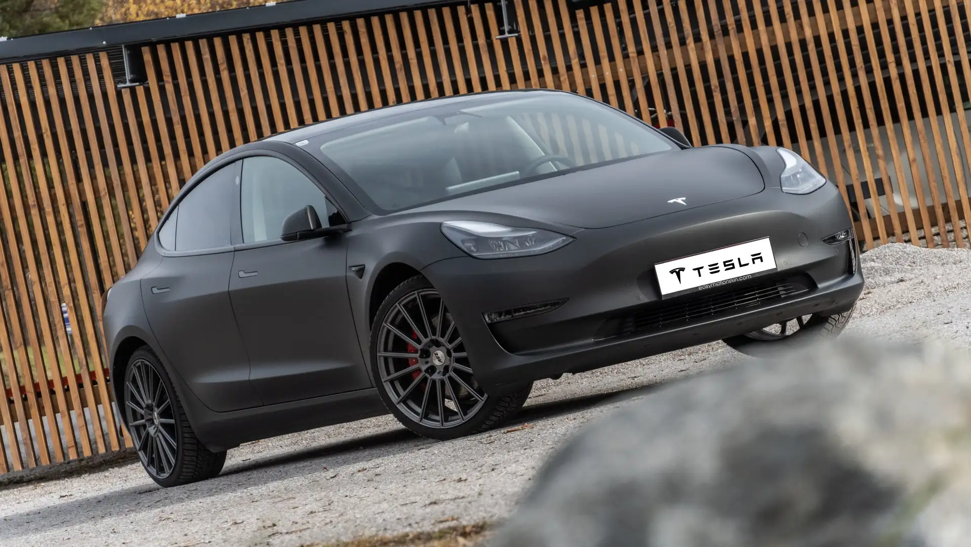 Tesla Model 3 Performance - Airbrush interior - foliert okt25 Weiß - 1