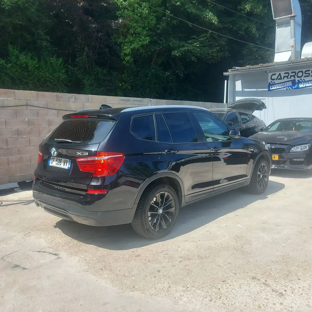BMW X3 X3 sDrive18d 150ch Lounge Noir - 2
