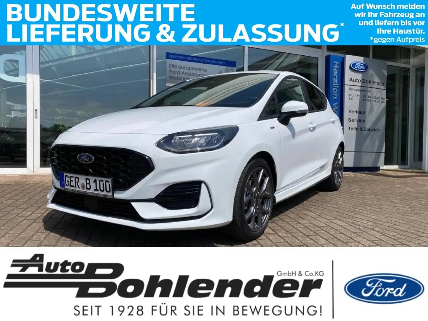 Ford Fiesta ST-Line Weiß - 1