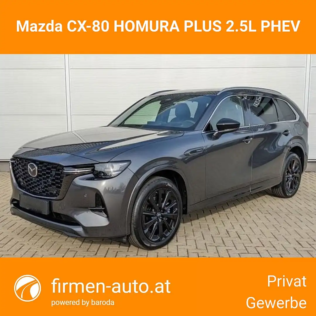 Mazda CX-80 Mazda CX-80 2.5L e-SKYACTIV PHEV AWD Homura Plu... Grau - 1