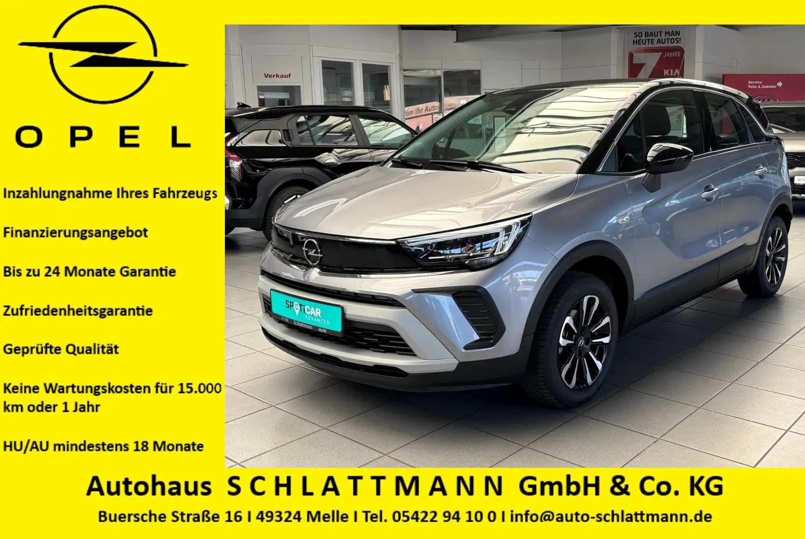 Opel Crossland X 1.2 "Elegance" *LED*PDC*SHZ*LHZ* Gris - 1