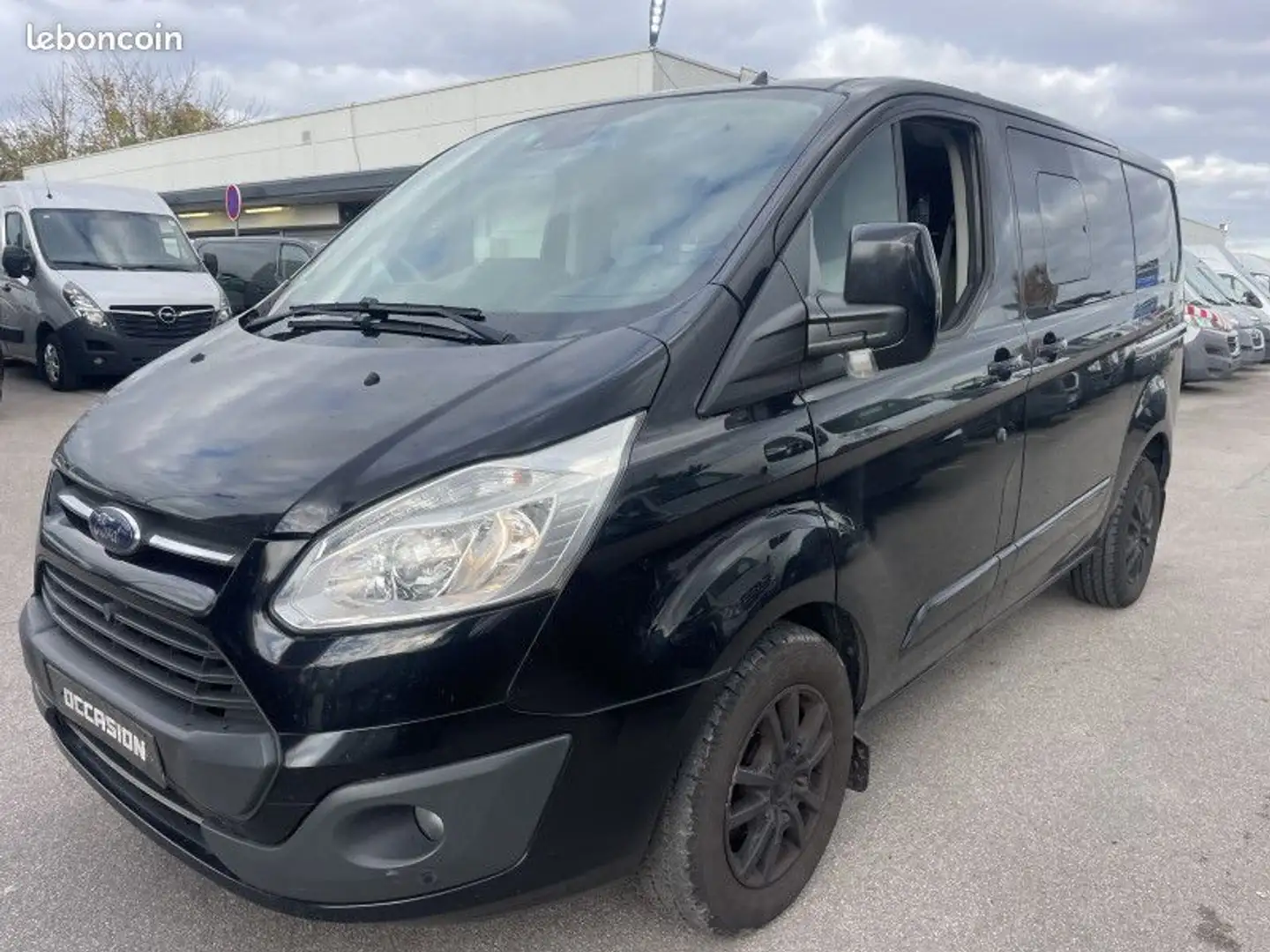 Ford Transit Custom TRANSIT FG 290 L1H1 2.0 TDCI 170 CABINE APPROFONDIE SPORT Noir - 1