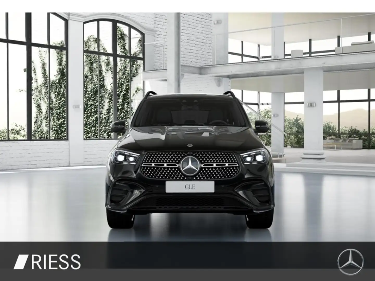 Mercedes-Benz GLE 450 d 4M AMG Sport Night Distr Pano AHK HUD Air Schwarz - 2