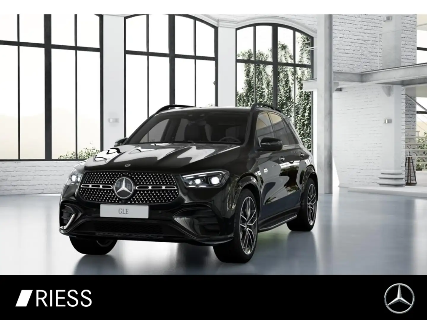 Mercedes-Benz GLE 450 d 4M AMG Sport Night Distr Pano AHK HUD Air Schwarz - 1