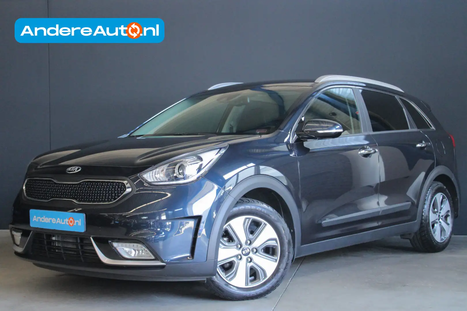 Kia Niro 1.6 GDi Hybrid DynamicLine |trekhaak|stoel/stuurve Blauw - 1