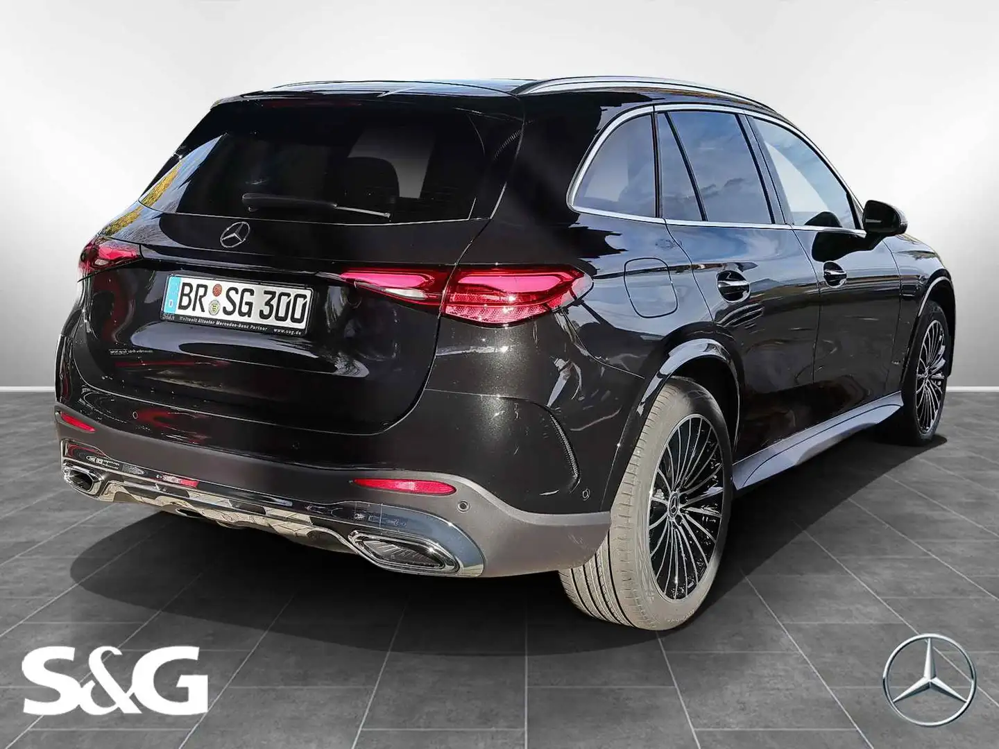 Mercedes-Benz GLC 450 d 4M AMG 360°+DIG-LED+Pano+AHK+Distronic Nero - 2