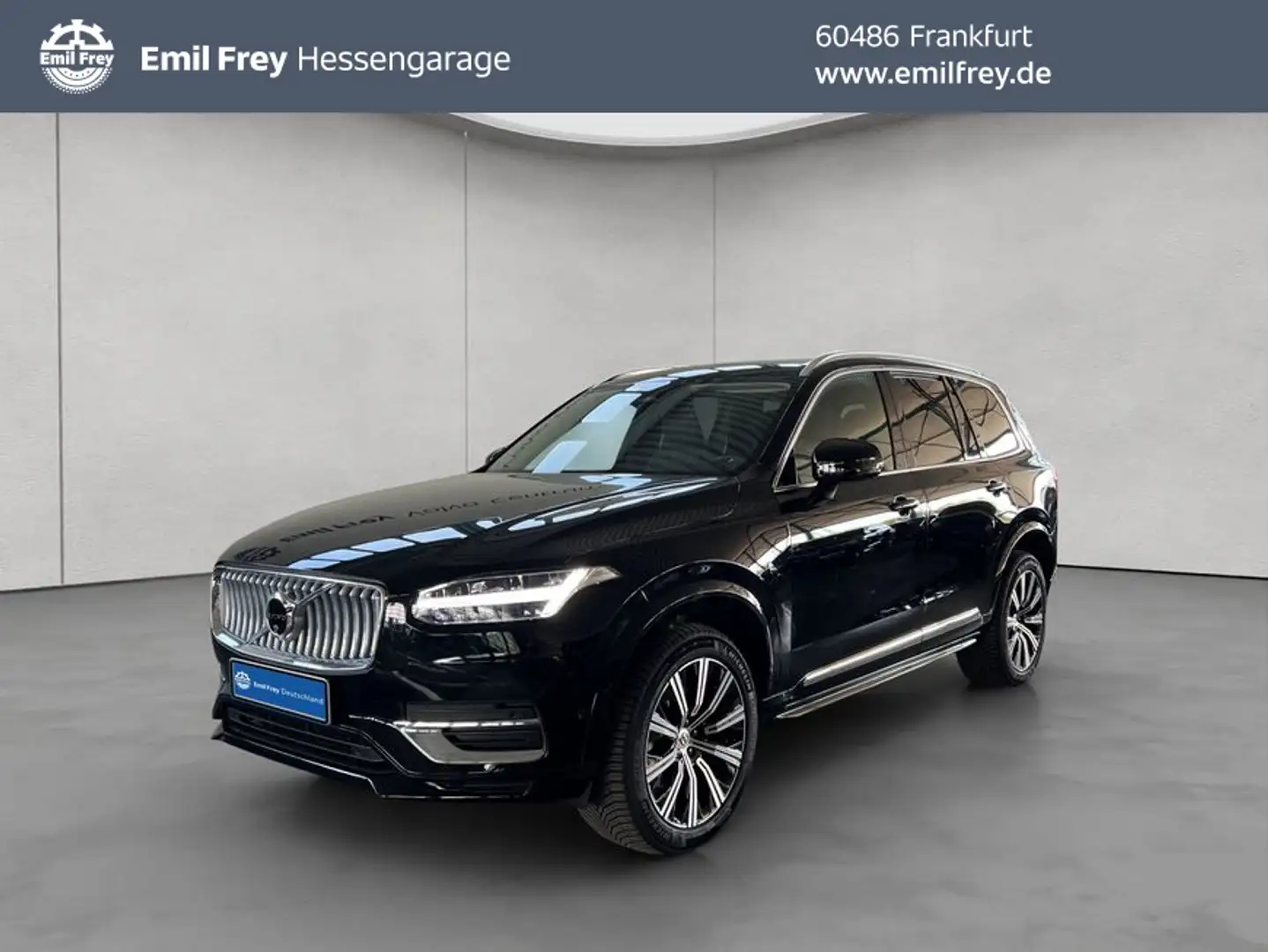 Volvo XC90 XC90 B5 AWD Plus-Bright 7S Glasd Standh 360° AHK Schwarz - 1