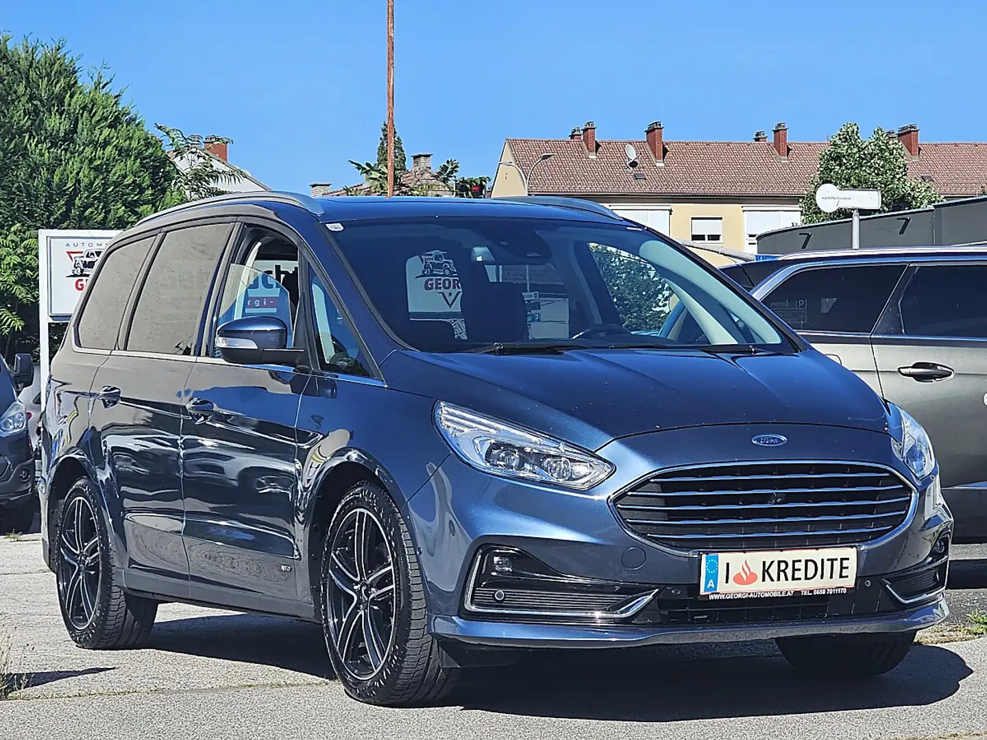 Ford Galaxy 2,0 EcoBlue SCR AWD-Allrad Titanium Aut.7-Sitze... Blau - 1