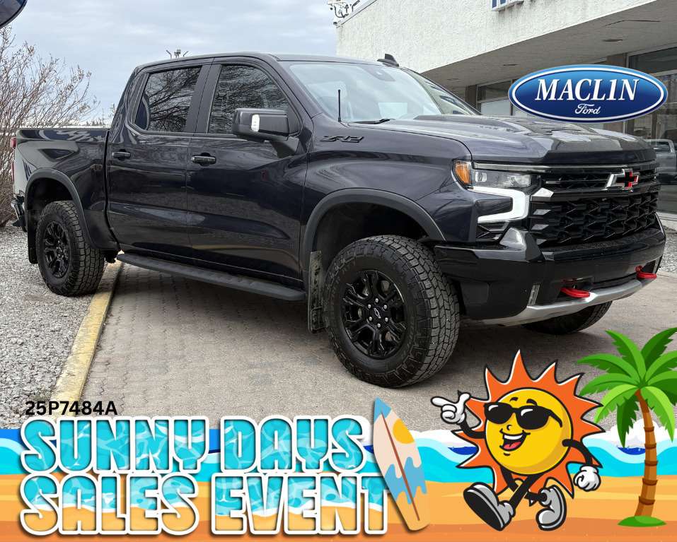 Black 2022 Chevrolet Silverado 1500 Pickup Truck Four-Wheel Drive Automatic
