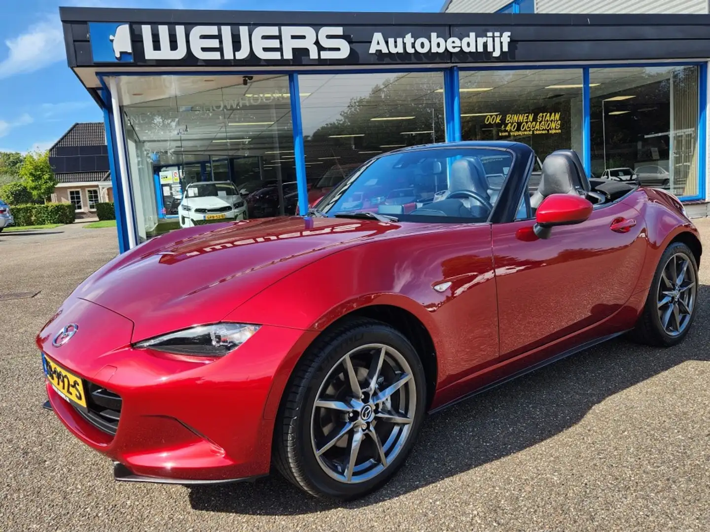 Mazda MX-5 2.0 160pk GT-M, NL auto, Leder, Navi, Clima, Keyle Rot - 1