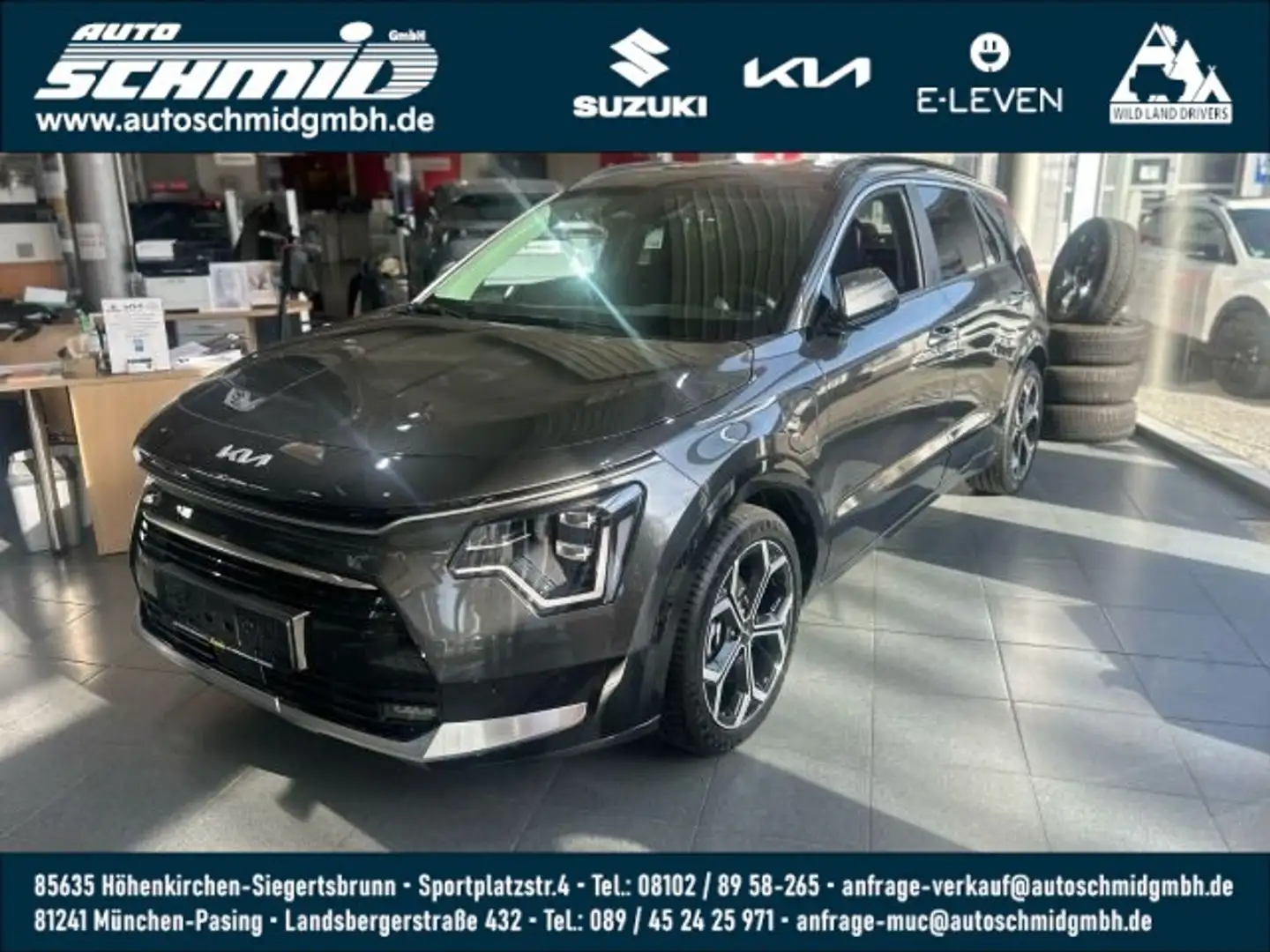Kia Niro PHEV Plug&Ride Grau - 1