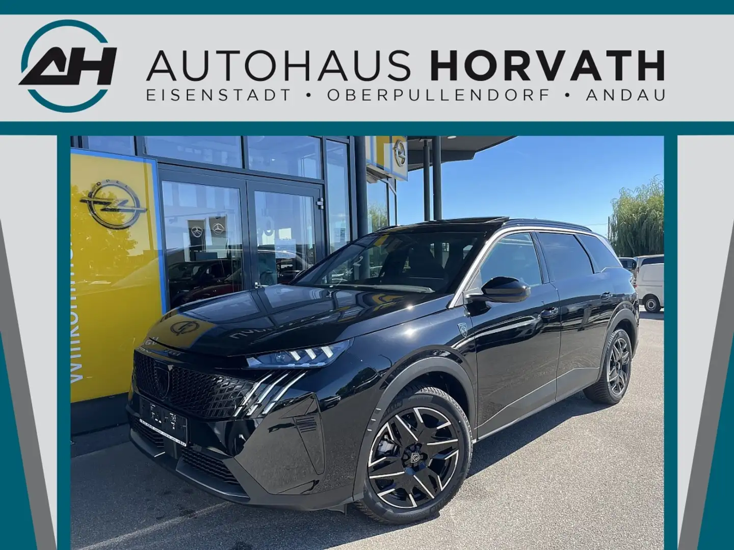 Peugeot 5008 mHEV 145 e-DCS6 GT Aut.!MATRIXLED,PANO,NAVI,KAM... Schwarz - 1