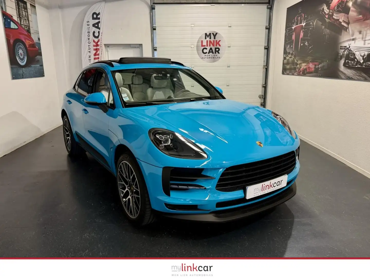 Porsche Macan Macan 2.0i 250 PDK TO, Full cuir gris bi-ton Phase 2 Blauw - 1