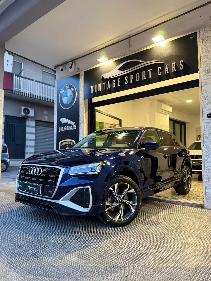 Audi Q2 Q2 I 2021 35 2.0 tdi S line edition s-tronic Blau - 1