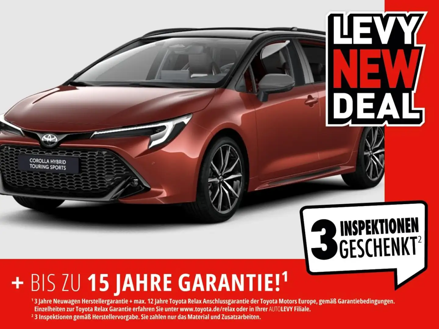 Toyota Corolla TS GR Sport +1,99% +Sportsitze +18 Alu Orange - 1