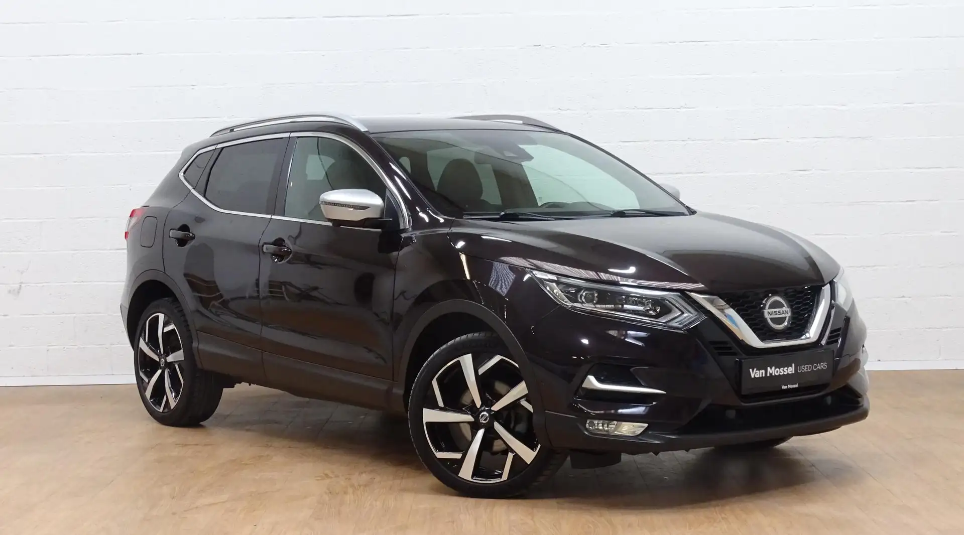 Nissan Qashqai 1.3 DIG-T DCT Tekna+leder+bos+pano dak Noir - 2