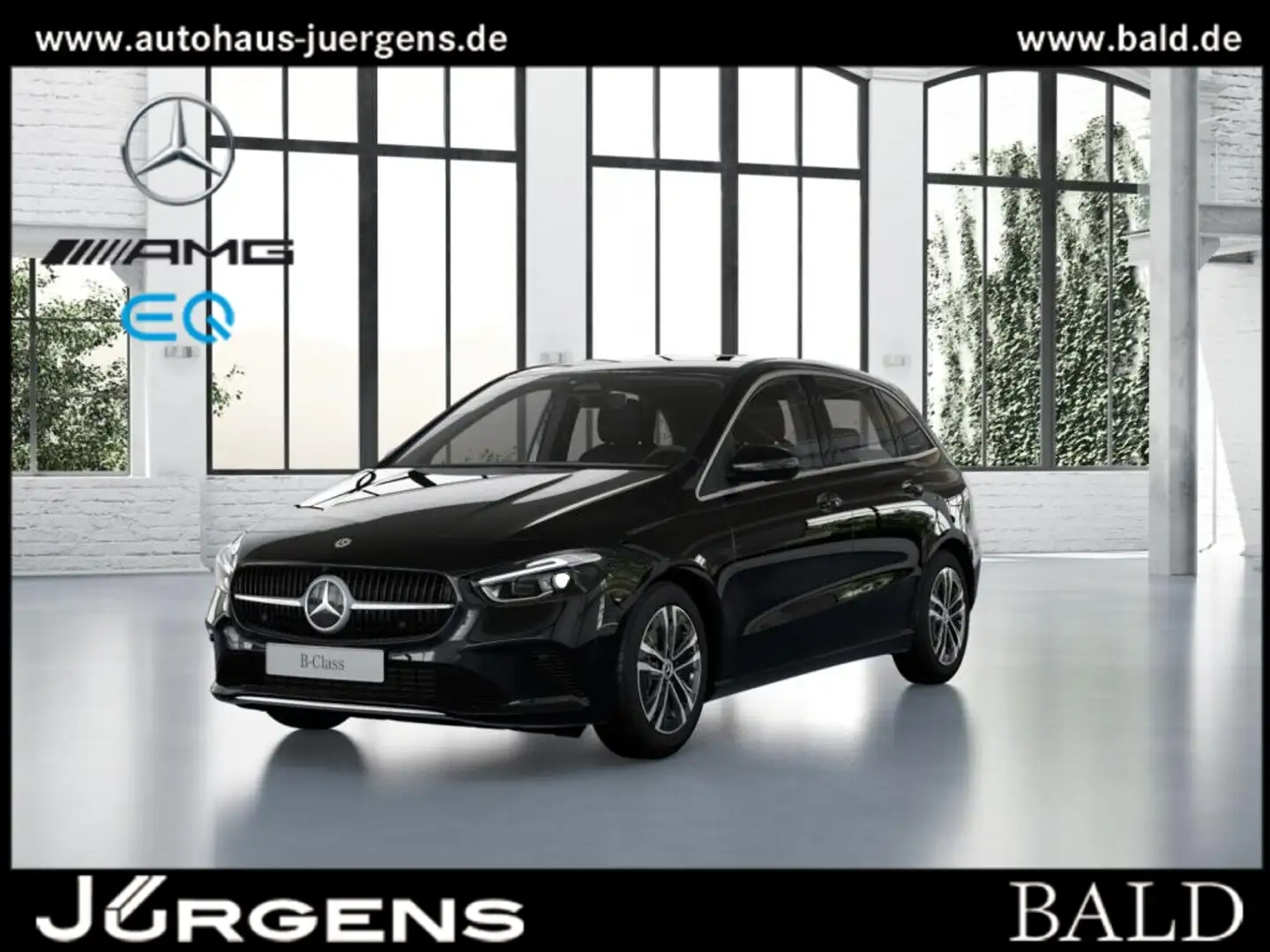 Mercedes-Benz B 220 d Progressive/AHK/Distr/MBeam/LED/Cam/17" Schwarz - 1