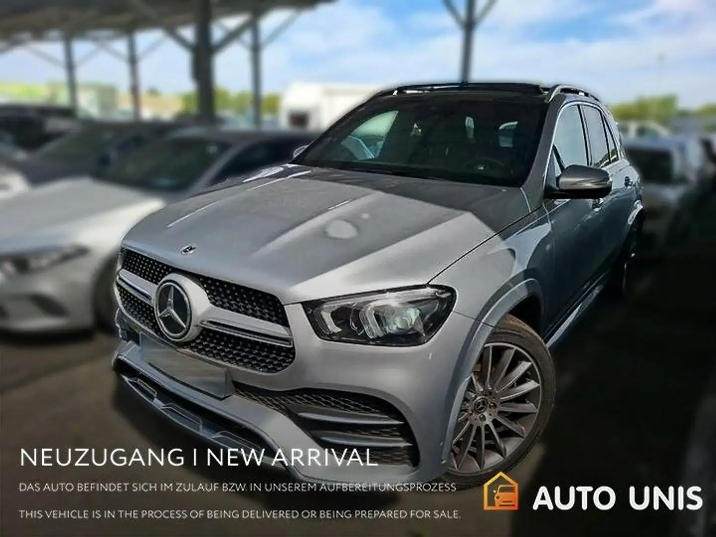 Mercedes-Benz GLE 350 de 4Matic*AMG Line*Kamera 360*Burmester Silber - 1