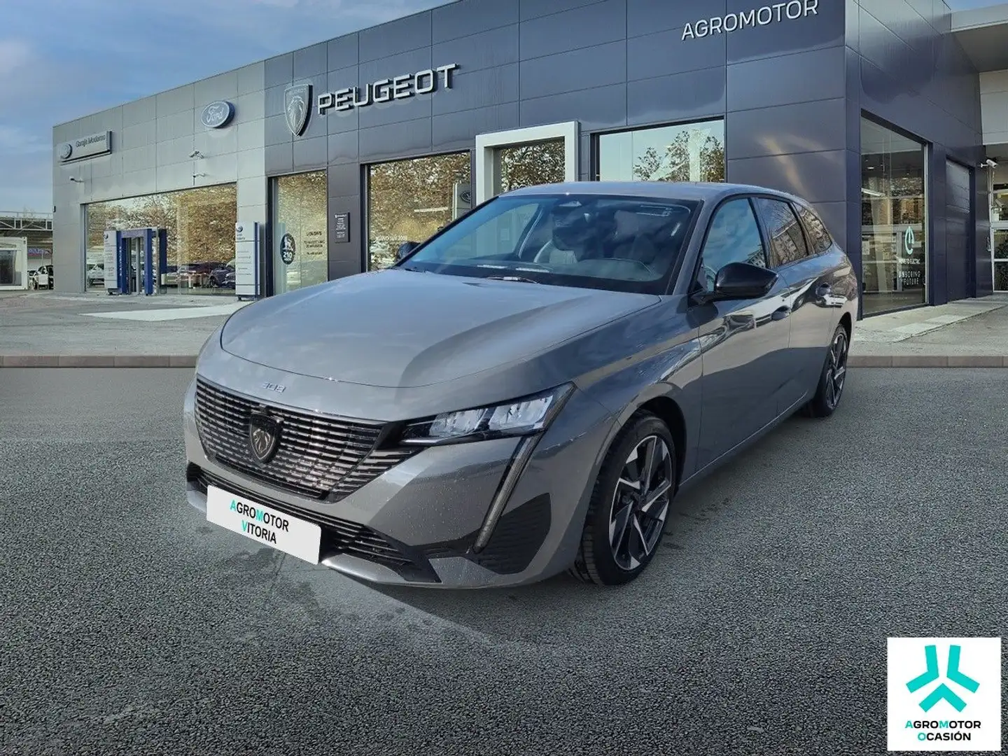 Peugeot 308 SW Allure Hybrid MHEV 145 e-DCS6 Gris - 1