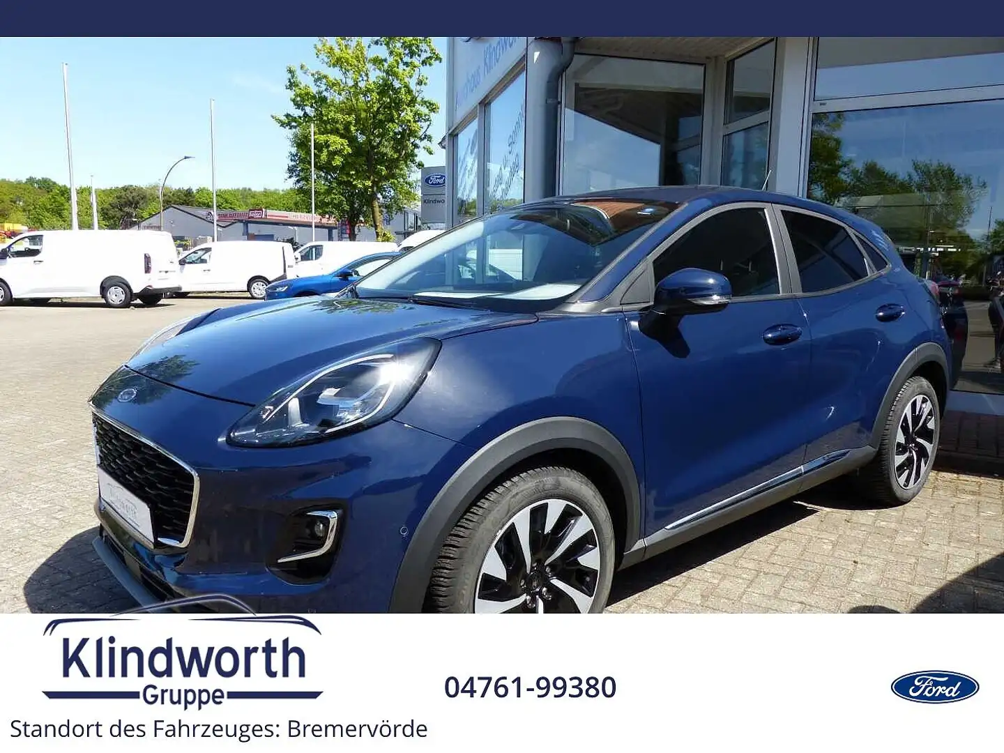 Ford Puma 1.0EcoBoost MHEV Aut. TITANIUM RFK,GJR,LED Blau - 1
