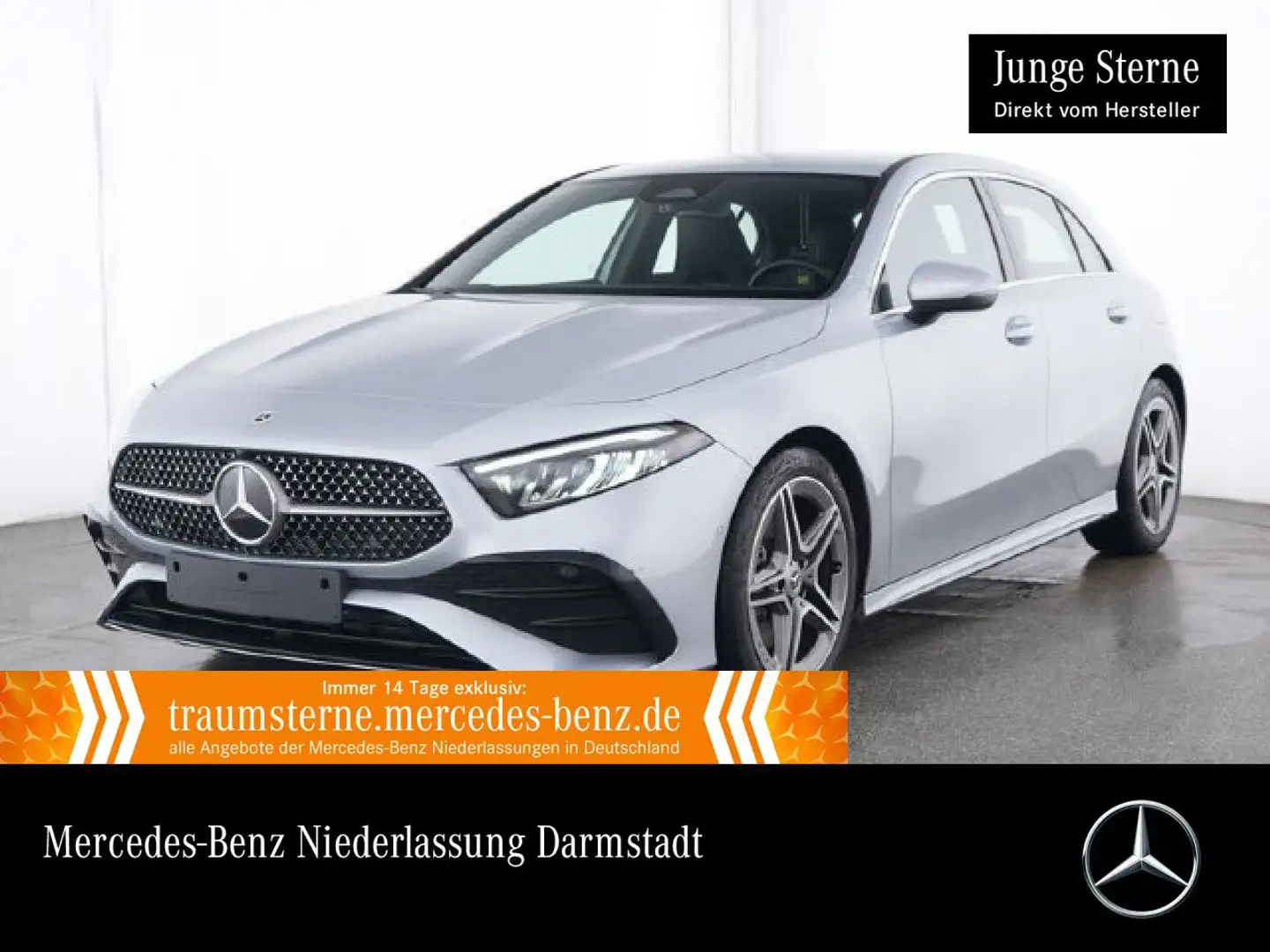 Mercedes-Benz A 220 d AMG+AHK+LED+KAMERA+KEYLESS+8G Silber - 1