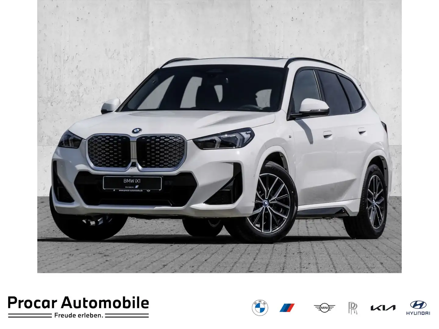 BMW iX1 xDrive30 M Sport HUD PANO ACC AHK RFK NAVI Blanc - 1