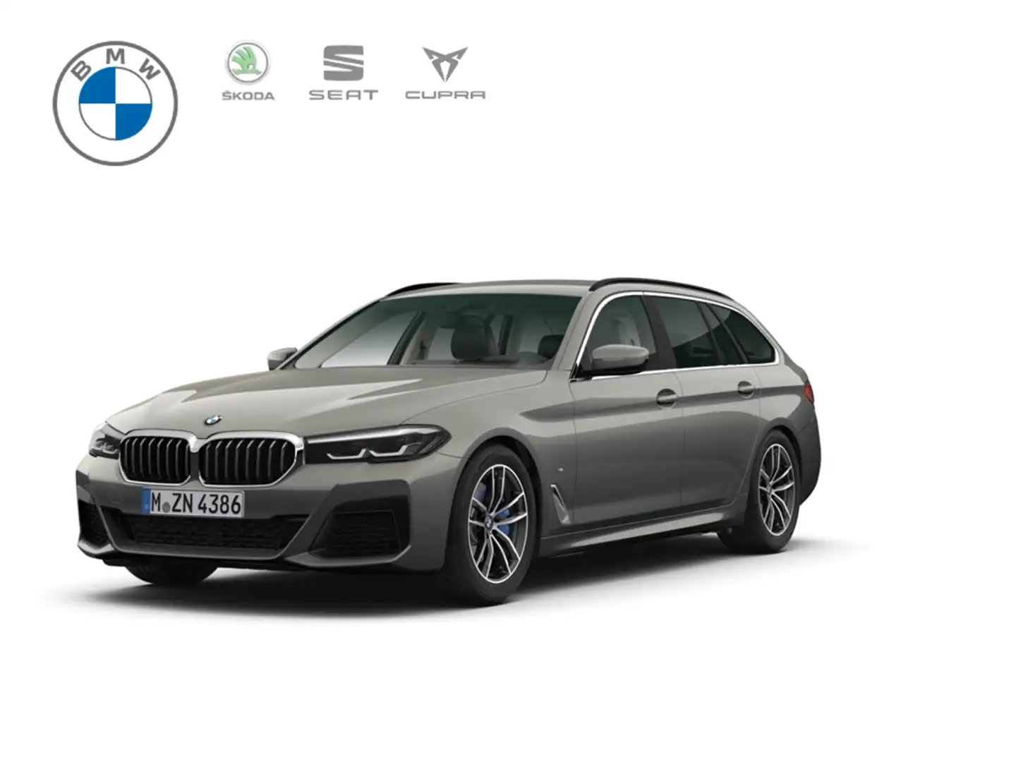 BMW 530 d Touring M-Sport*RFK*AHK*LED*ACC*HiFi*DAB*Sitzhei Grau - 1