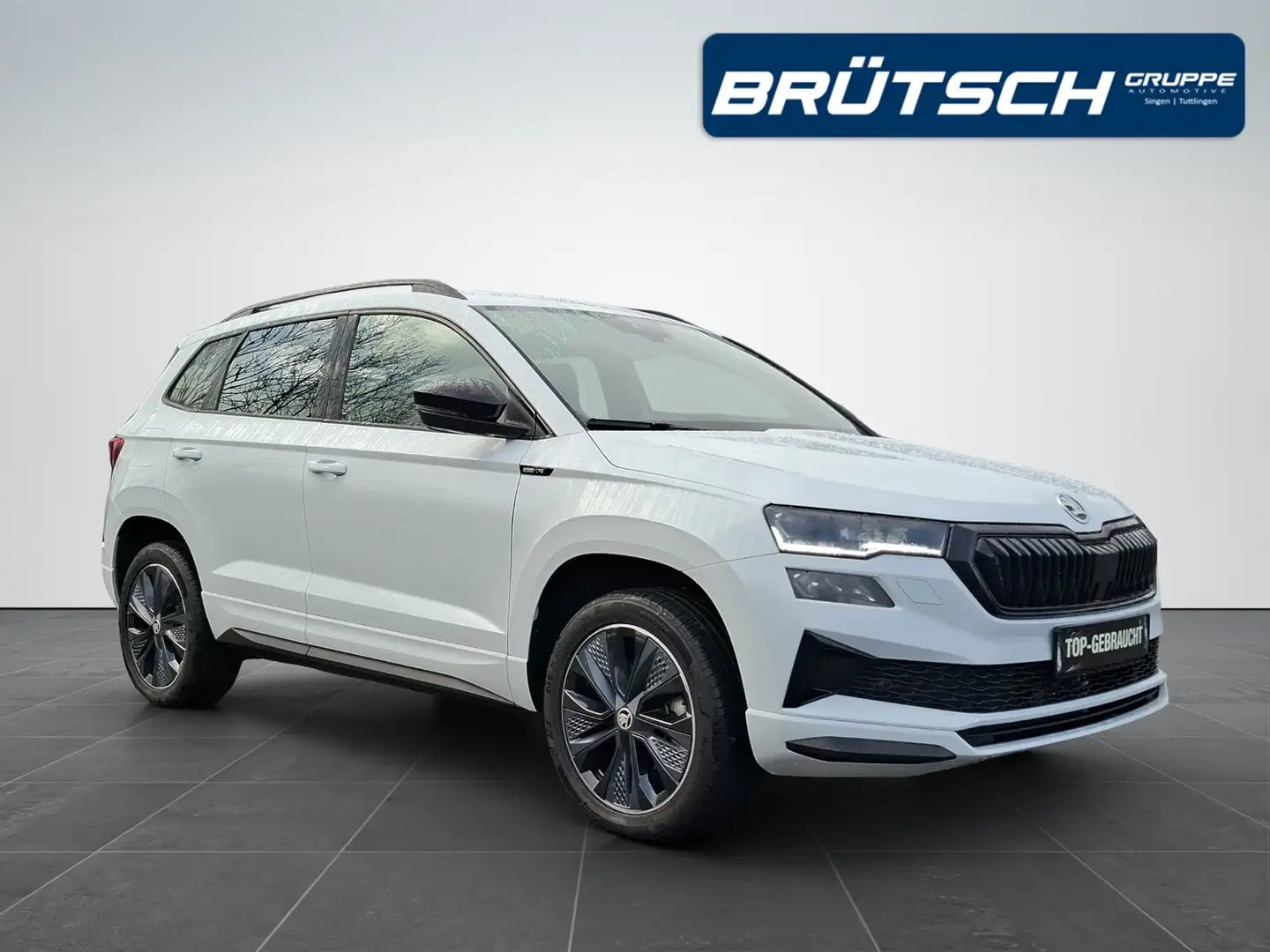 Skoda Karoq 1.5 TSI Sportline DSG / NAVI / KAMERA / MATRIX / A Weiß - 2