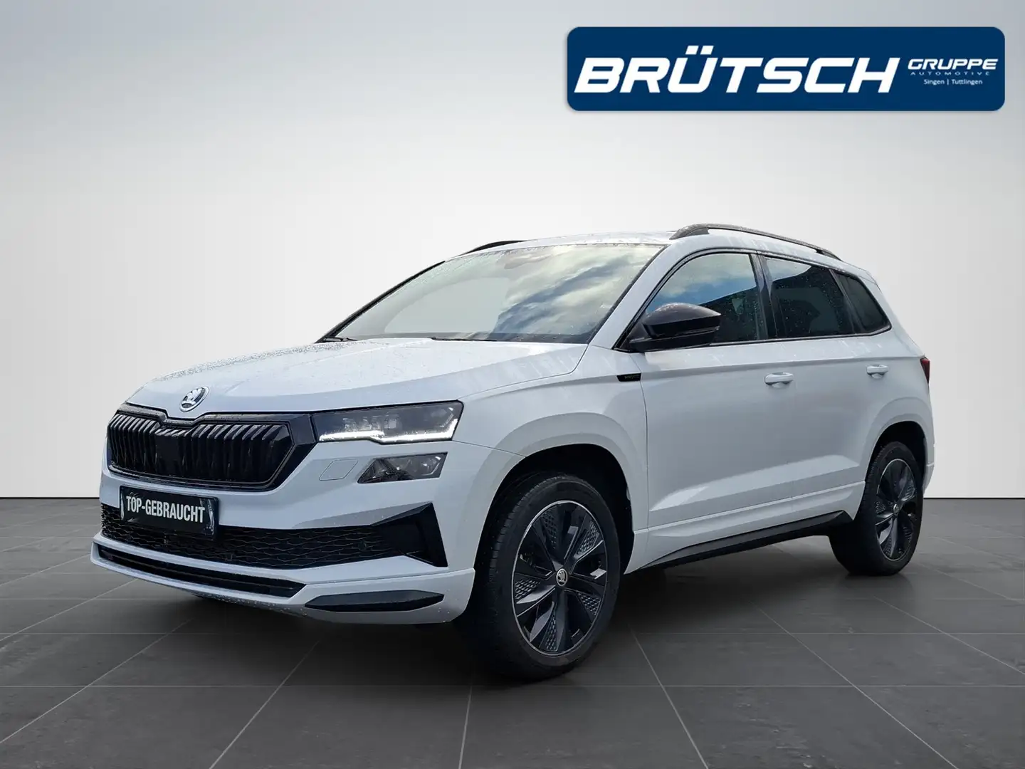 Skoda Karoq 1.5 TSI Sportline DSG / NAVI / KAMERA / MATRIX / A Weiß - 1