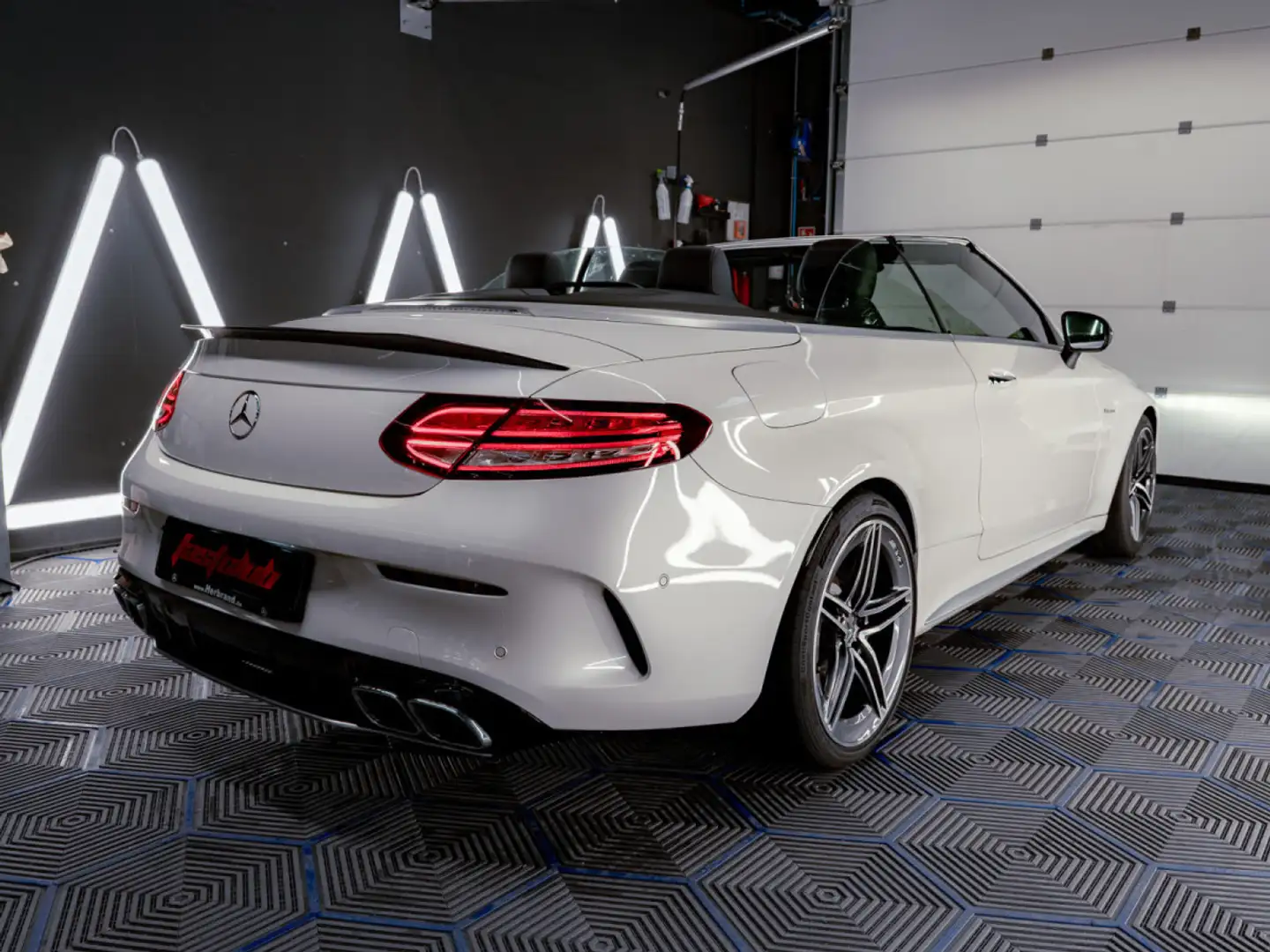 Mercedes-Benz C 63 AMG Classe C63 AMG S Cabrio Caméra*360*Burmester*Full Weiß - 2