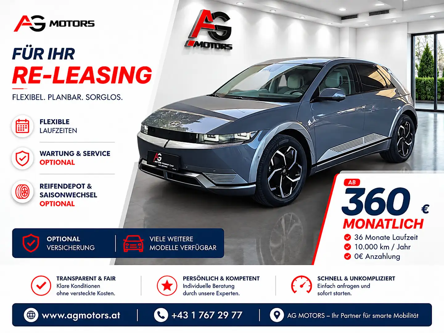Hyundai IONIQ 5 Ioniq 5 Elektro 77,4kWh Top Line Long Range AWD... Grau - 1