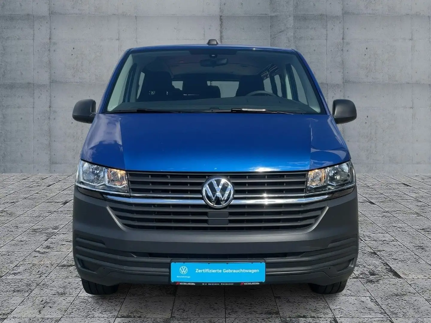 Volkswagen T6.1 Kombi lang 2.0 TDI NAV+PDC+GRA+AHK+9-SITZER Blau - 2