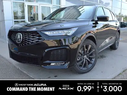 Black 2026 Acura MDX SUV / Crossover All-Wheel Drive Automatic