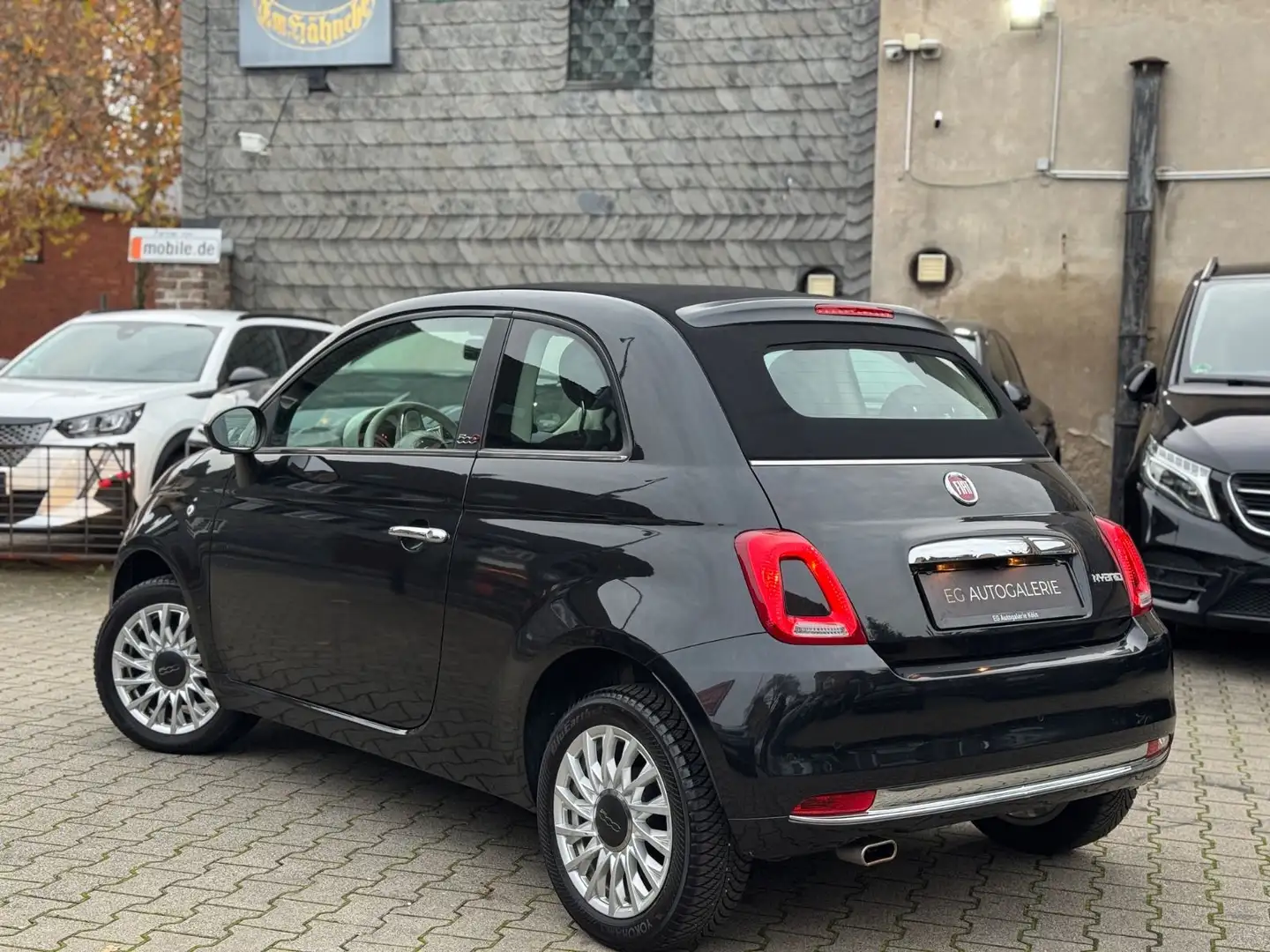 Fiat 500C Dolcevita*APPLE CARPLAY*KLIMA.AUT*LEDER*PDC Schwarz - 2