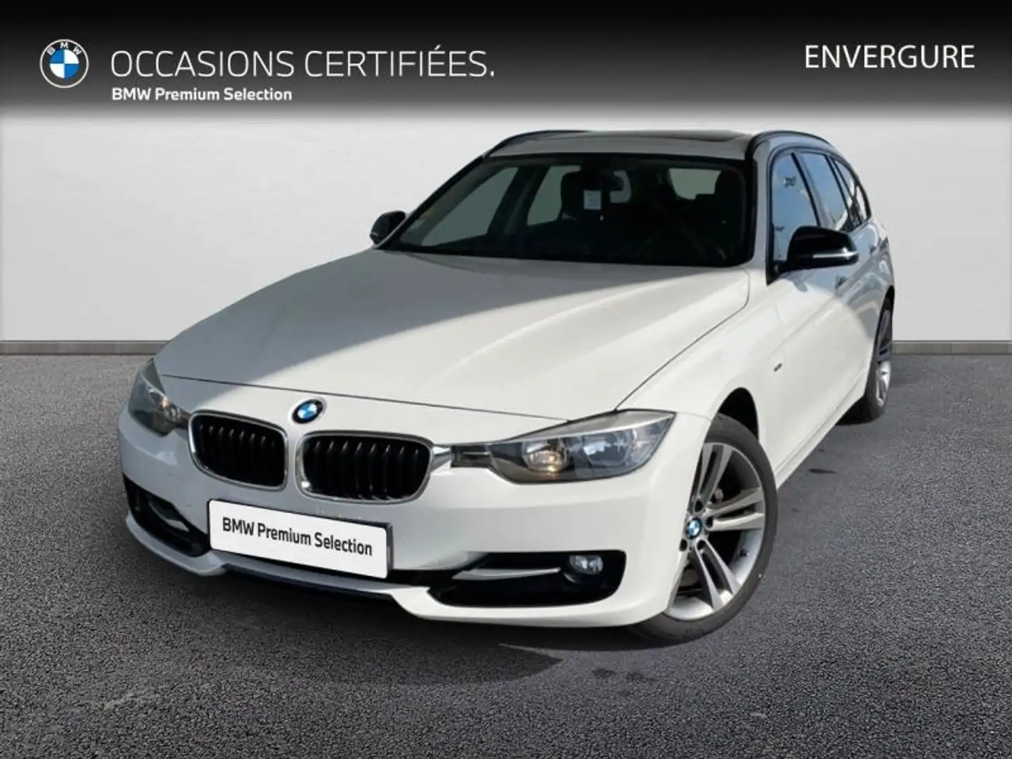 BMW 320 320d xDrive 184ch Sport Blanc - 1