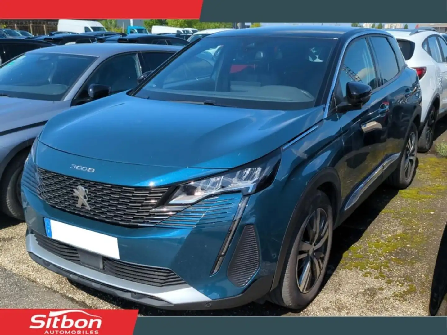 Peugeot 3008 1.2i Hybrid 136 e-DCS6 Allure Pack CAMERA GPS CHAI Blauw - 1