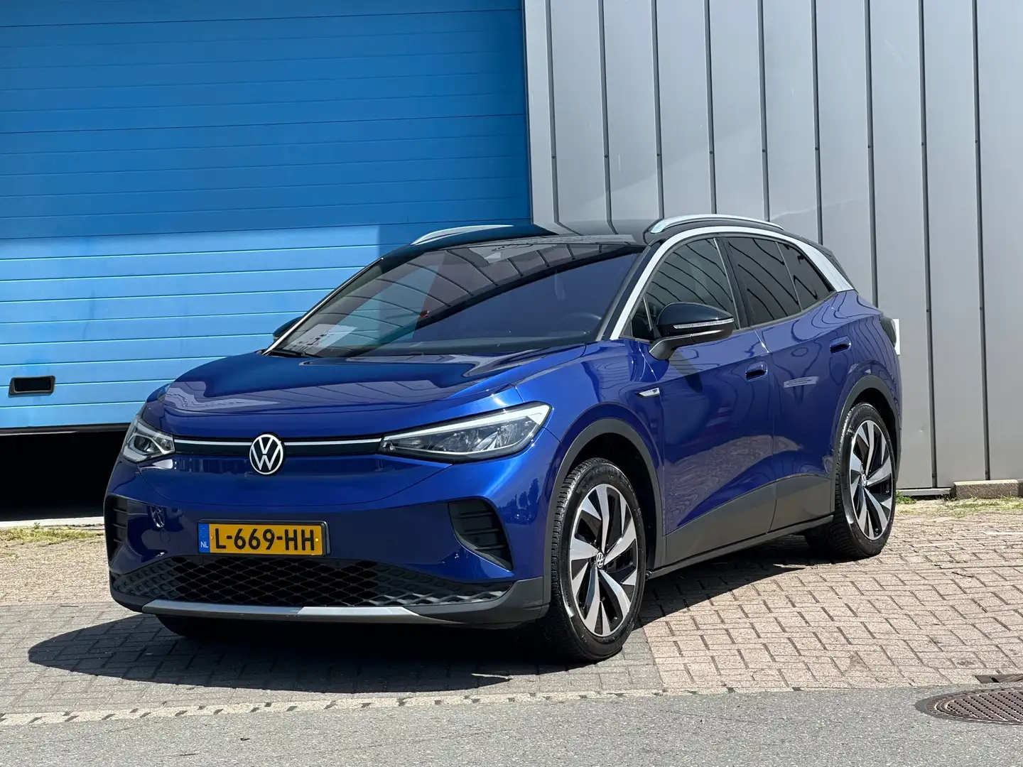 Volkswagen ID.4 Max 77 kWh SOH 90% FASE 3 LEER Blu/Azzurro - 1