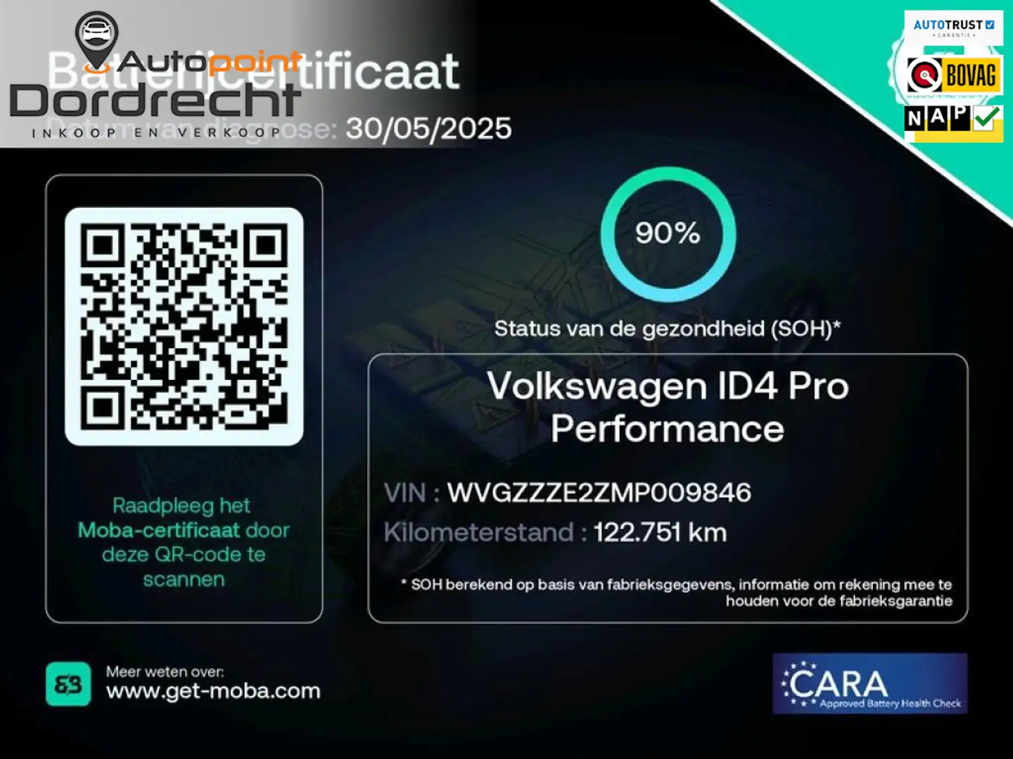 Volkswagen ID.4 Max 77 kWh SOH 90% FASE 3 LEER Blu/Azzurro - 2