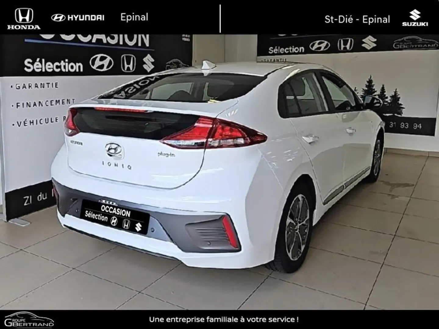 Hyundai IONIQ Plug-in 141ch Intuitive 5cv Blanc - 2