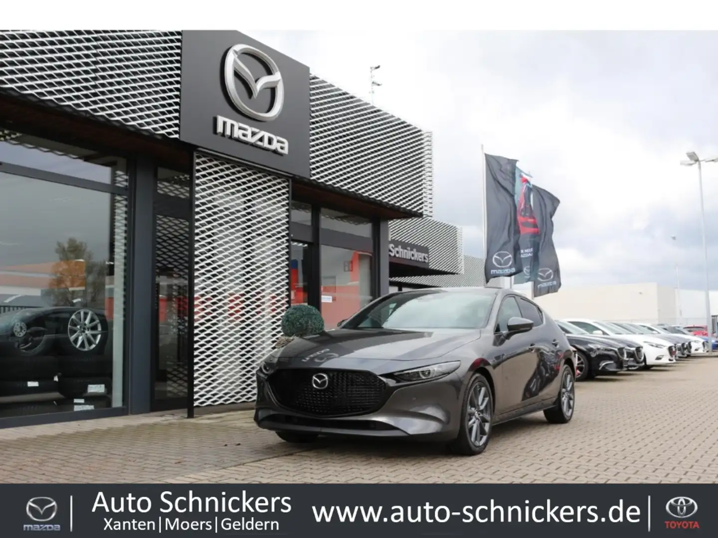 Mazda 3 SKYACTIV-G SELECTION+DES-P+360 CA M Grau - 1