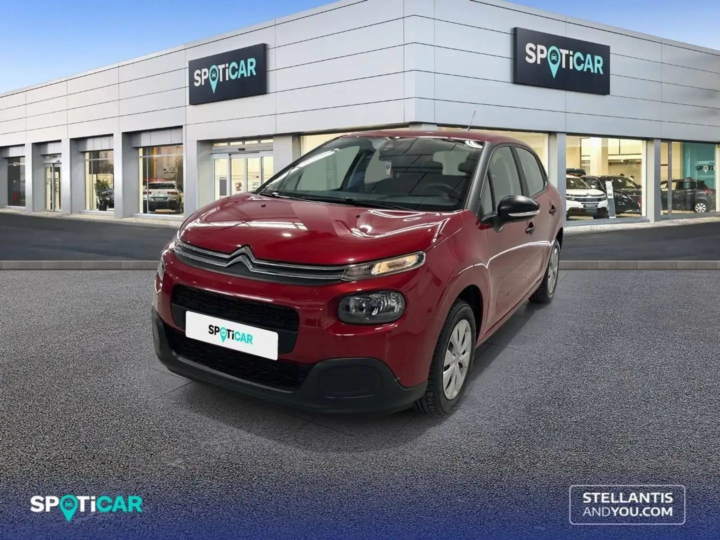 Citroen C3 1.2 PureTech Live 82 Rojo - 1
