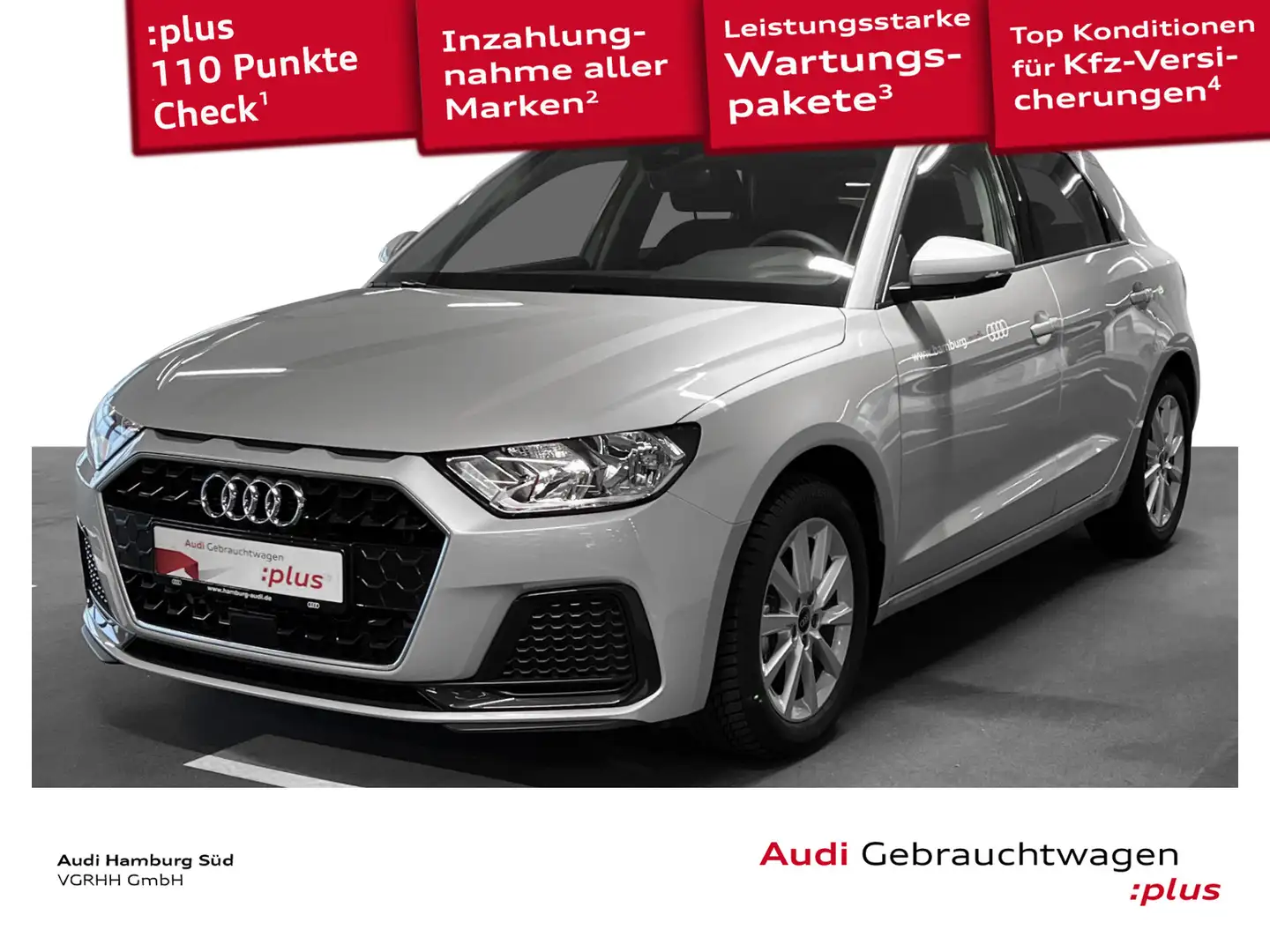Audi A1 25 TFSI advanced S tronic VIRTUAL Silber - 1