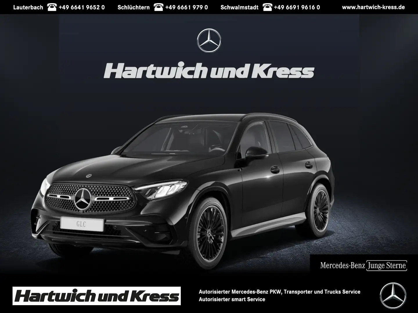 Mercedes-Benz GLC 200 GLC 200 AMG Line 4Matic+AHK+20"Räder+Night+Kamera+ Negro - 1