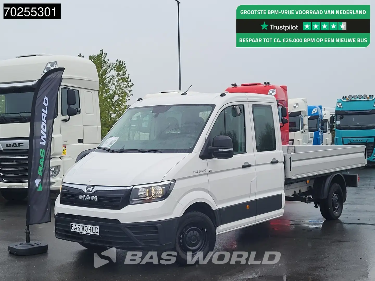 MAN TGE 3.140 Automatik Pritsche AHK Doppel Kabine Klima T Blanc - 1