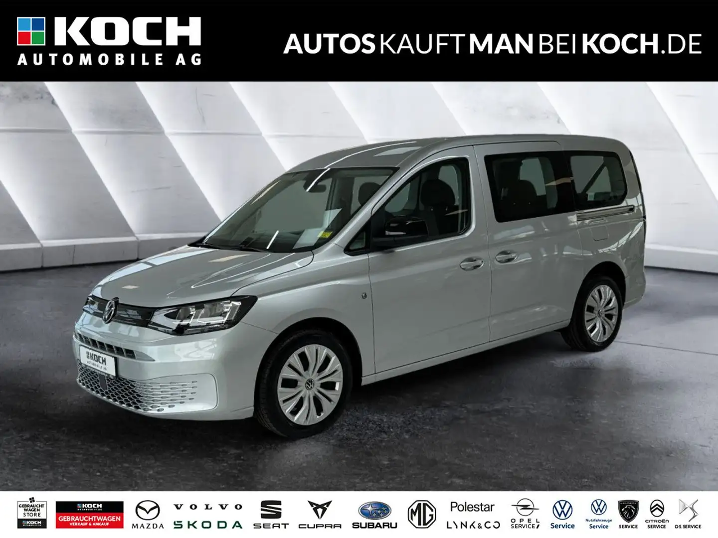 Volkswagen Caddy Maxi 2.0 TDI DSG 7 Sitze KAMERA TEMPOMAT Argent - 1